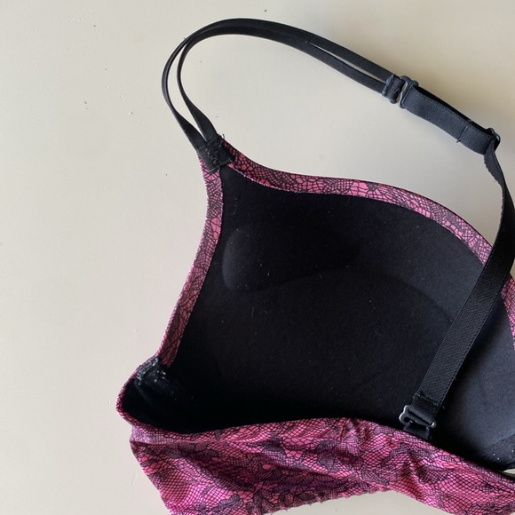La Senza Floral Lace Push Up Intimate Feminine Flower Sexy Bra Size 36A - Picture 9 of 15